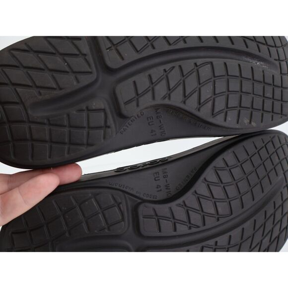 Oofos Men's OOahh Sandal Size 8 Recovery Sport Slide Stress Relief Black NEW - Picture 9 of 10